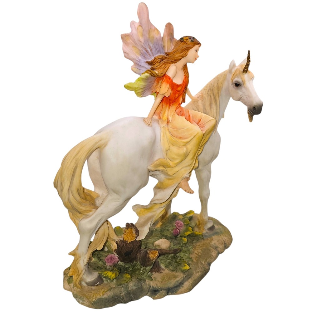 Summit Collection 2001 Veronese Fairy Unicorn Mystical Magical Fantasy Figurine - Picture 2 of 9